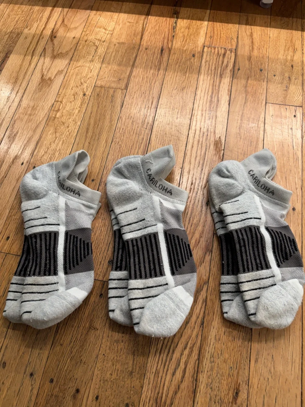 Men's Athletic Low-Cut Socks — Gray Performance 3-Pack